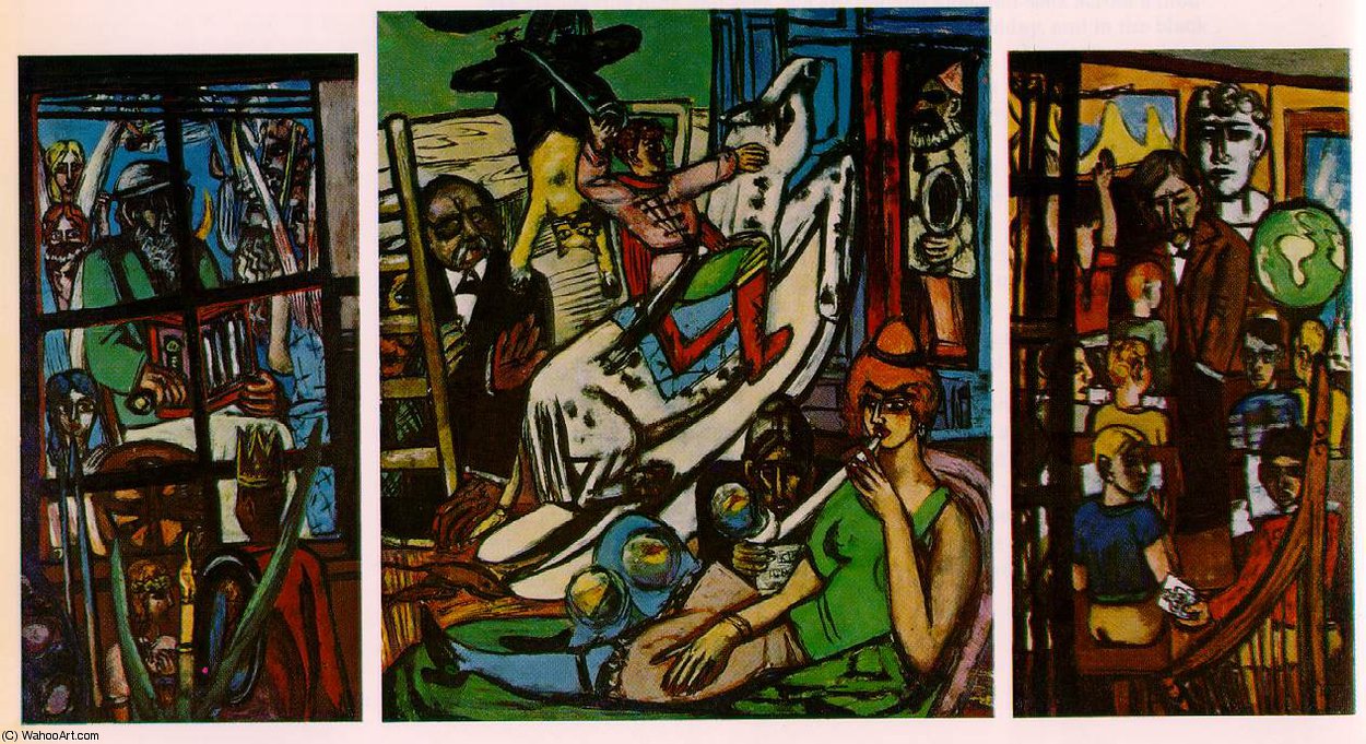 `beginnning` , 大都會博物館 藝術的, n 通過 max beckmann