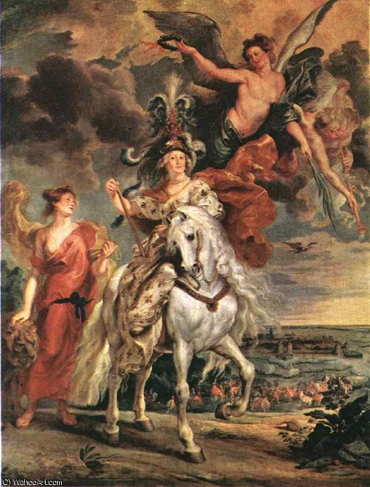 的 juliers 卢浮宫 通过 peter paul rubens(顺序 著名 框架油画